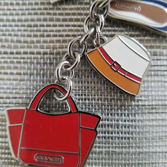 New Women's "Coach" Charm Key Chain - Picture 2 of 3